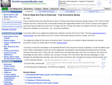 Tablet Screenshot of freeeconomicsbooks.com